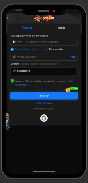 688Win Game register 